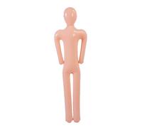 Inflatable Mannequin, Cosplay Body Prop, 23.62x61.42 inches Halloween Decoration Figure, Realistic Lightweight Model Stand, Easy Inflate Photo Display for Walkway Backyard Fence Escape Rooms Front