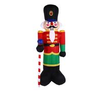 Inflatable Nutcracker | 8ft Impermeabile LED Lights Decor Christmas Yard Inflatables for Family Friends Indoor Party Holiday Garden Lawn Home