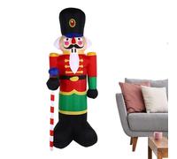 Inflatable Nutcracker | 8ft Waterproof LED Lights Decor Christmas Yard Inflatables for Family Friends Indoor Party Holiday Garden Lawn Home
