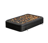 Inflatable Pool Cover Windproof Rectangle Shape Tarp Solutions Spa