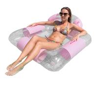 Inflatable Pool Float Chair Mesh Lounge For Adults Water Recliner