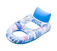 Inflatable Pool Float, Comfortable Floating Lounge Chair, PVC Portable Blow Up Raft for Relaxation, Outdoor Toy for Men and Women for Lake Swimming, Beach, and Water Park Fun