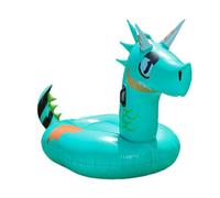 Inflatable Pool Float, Dragon Pool Lounger, 43 Inches Raft with Handles, Seat for Adults and Youth, Ideal for Swimming, Beach Trips, Lake Adventures, Outdoor Fun