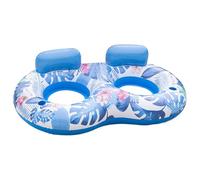 Inflatable Pool Float, Floating Lounge Chair for Adults, Blow Up Water Raft with Comfortable Backrest, Outdoor Toy for Swimming Pool Lake Beach River Relaxation Vacation