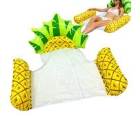 Inflatable Pool Float For Adults - Portable Swimming Raft, Foldable Fruit Shape Water Lounger, Comfortable Floating Bed Pools Accessory For Beach Lake River Backyard Pool Party Outdoor Garden