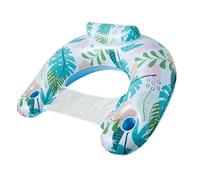 Inflatable Pool Float - Pool Float Chair With Cup Holder | Large Size Single Layer PVC | Hawaiian Style Lounger For Adult Men Women Youth Beach Parties Pools Sunbathing Tanning Sea Lake River 2
