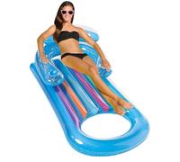Inflatable Pool Floats - Pool Float - Inflating Water Lounger | Durevole Splash-Proof Inflatable Float Lounger For Lake Beach Poolside Camping Vacation Travel Backyard Swimming Relax Adulti
