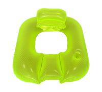Inflatable Pool Lounger, Floating Water Raft with Backrest 35.43x31.5x15.75 inches, Comfortable Air Lounge Float for Summer Relaxation, Beach Lake River Backyard Poolside Leisure Use