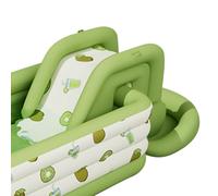 Inflatable Pool Slide - Thickened Water Play Slide For Pools, Wide Base Stability Design, Reinforced PVC Chambers + Smooth Glide , Lightweight Inflatable Structure - For Backyard Pools, Beach &