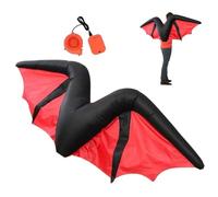 Inflatable Rainbow Wings 100cm Blow Up Cosplay Costume Accessory