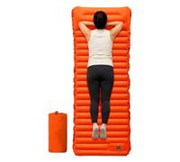 Inflatable Sleeping Pad - Nylon TPU Portable Camping Mat With Pillow