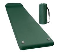Inflatable Sleeping Pad, Soft Foam Camp Mattress, Quick-Inflating with Pillow, Lightweight Travel Gear, for Camping, Beach, Home, Festival, Outdoor Adventures, 76.77x25.59x2.36 inches