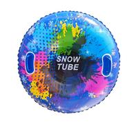 Inflatable Snow Sled - Anti-Dumping Snow Tube Sledge Non-Slip Inflatable Sled | Pvc Material With Strong Build, Comfortable Seating, Portable Design, Fun Cold Weather Activity Gear