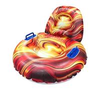 Inflatable Snow Tube Heavy Duty Cold-Resistant Sleds Ergonomic