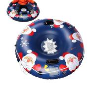 Inflatable Snow Tube - Heavy Duty Sledding Snowboard Tube