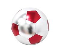 Inflatable Soccer Ball - PVC 25cm Diameter | Fabric Colorful Simulation Soccer Ball Inflatable Beach Football Blow Up Interactive Football | For Outdoor Play Beach Park Garden Travel Kids Teens Games