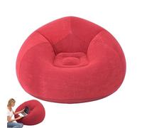Inflatable Sofa Chair - Bean Bag Lounge Chair for Adults, Blow-Up Couch for Bedroom, Gaming, Movie Night & Dorm Room, Waterproof & Portable Air-Filled Chair for Camping, Travel & Outdoor Relaxation