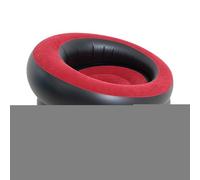 Inflatable Sofa Chair, Blow Up Lazy Seating, Textured Flocking Design, Lightweight Camping Furniture, 31.1x31.1x16.54 Inches, Ideal for Movie Night, Bedroom, Living Room, Dorm, Outdoor, Garden