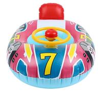 Inflatable Steering Wheel Float, PVC Swimming Ring with Seat, Floating Water Toy, Pool Accessory, Recreational, Vacation, Chilling, Drifting, Relaxation