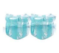 Inflatable Swim Arm Bands - Transparent Glitter Water | Air