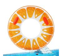 Inflatable Swim Ring, Leak Resistant Pool Float With Grab Handles