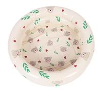 Inflatable Swimming Pool for Kids Thickened Foldable PVC Blow Up Backyard Pool Ball Pit Sandbox Outdoor Indoor Fun Water Play (Beige Bear)