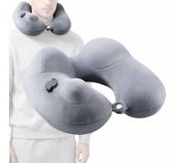 Inflatable Travel Pillow, Portable Neck Support, U Shaped Air Cushion