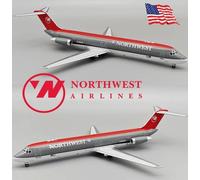 InFlight 1/200 B-941-NW-750 Northwest Airlines McDonnell Douglas DC-9-41, N750NW