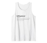 Influencer (Descrizione Divertente del Dizionario dei Social Media) Canotta