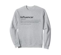 Influencer (Descrizione Divertente del Dizionario dei Social Media) Felpa