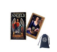 Influenza delle Carte dei tarocchi degli Angeli,Influence of The Angels Tarot Cards,with Bag,Card Game,Giochi di divinazione