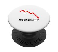 Influenzato Fino Alla Bancarotta Umorismo Finanziario PopSockets PopGrip Adesivo