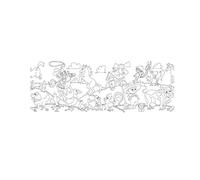 INFO - Q872308 - Rotolo creativo adesivo - tema fattoria - 30x400cm - info - 85888 - Conf. da 1 Pz. - Q872308