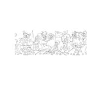 INFO - Q872408 - Rotolo creativo adesivo - tema fiabe - 30x400cm - info - 85889 - Conf. da 1 Pz.