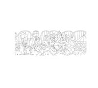 INFO - Q872808 - Rotolo creativo adesivo - tema parco divertimento - 30x400cm - Info - 85891 - Conf. da 1 Pz. - Q872808
