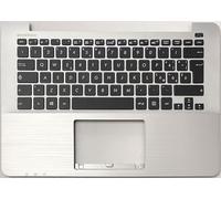 INFOELETTRONICA LO STORE DELLA CONVENIENZA E QUALITA' Tastiera con Topcase Italiana per ASUS F302LA F302LJ F302UA F302UJ F302UV (Silver)