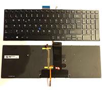 INFOELETTRONICA LO STORE DELLA CONVENIENZA E QUALITA' Tastiera Italiana Compatibile con Toshiba A50-C Z50-C R50-C Retroilluminata e Trackpad