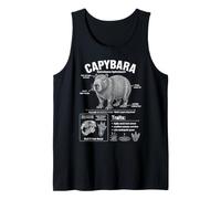 Infografica di roditori più Grande del Mondo Capybara Canotta