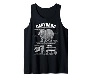 Infografica di roditori più Grande del Mondo Capybara Canotta