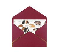 Infografica per tipi di razze di roditori, biglietti vuoti con buste, biglietti di auguri singoli con buste, inviare ad un caro amico