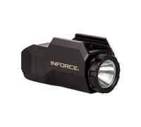 Inforce WILD1 - Lampada a pistola, 500 lumen, luce bianca, corpo nero