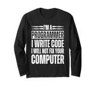 Informatica Supporto IT Lingue di programmazione informatica Maglia a Manica