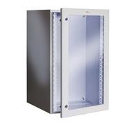 Informatica - Vari - Armadio Rack 19'' A Muro 17u Grigio Ip65 Porta Vetro Pro...