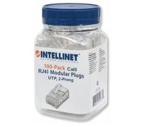 Informatica - Vari - Confezione 100 Plug Rj45 Per Cavo Flessibile Cat.6 Utp