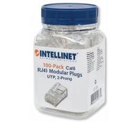 Informatica - Vari - Confezione 100 Plug Rj45 Per Cavo Flessibile Cat.6 Utp