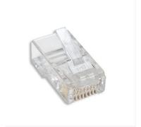 Informatica - Vari - Confezione 100 Plug Rj45 Per Cavo Flessibile Cat.6 Utp