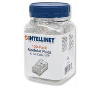 Informatica - Vari - Confezione 100 Plug Rj45 Utp Per Cavo Flessibile Cat.5e