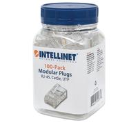Informatica - Vari - Confezione 100 Plug Rj45 Utp Per Cavo Flessibile Cat.5e
