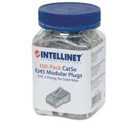 Intellinet Confezione da 100 Plug Modulari RJ45 Cat.5e STP