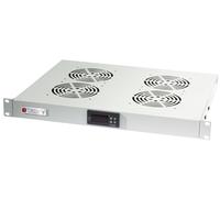 Informatica - Vari - Gruppo 4 Ventole 1u Per Rack 19'' Con Termostato Led Grigio